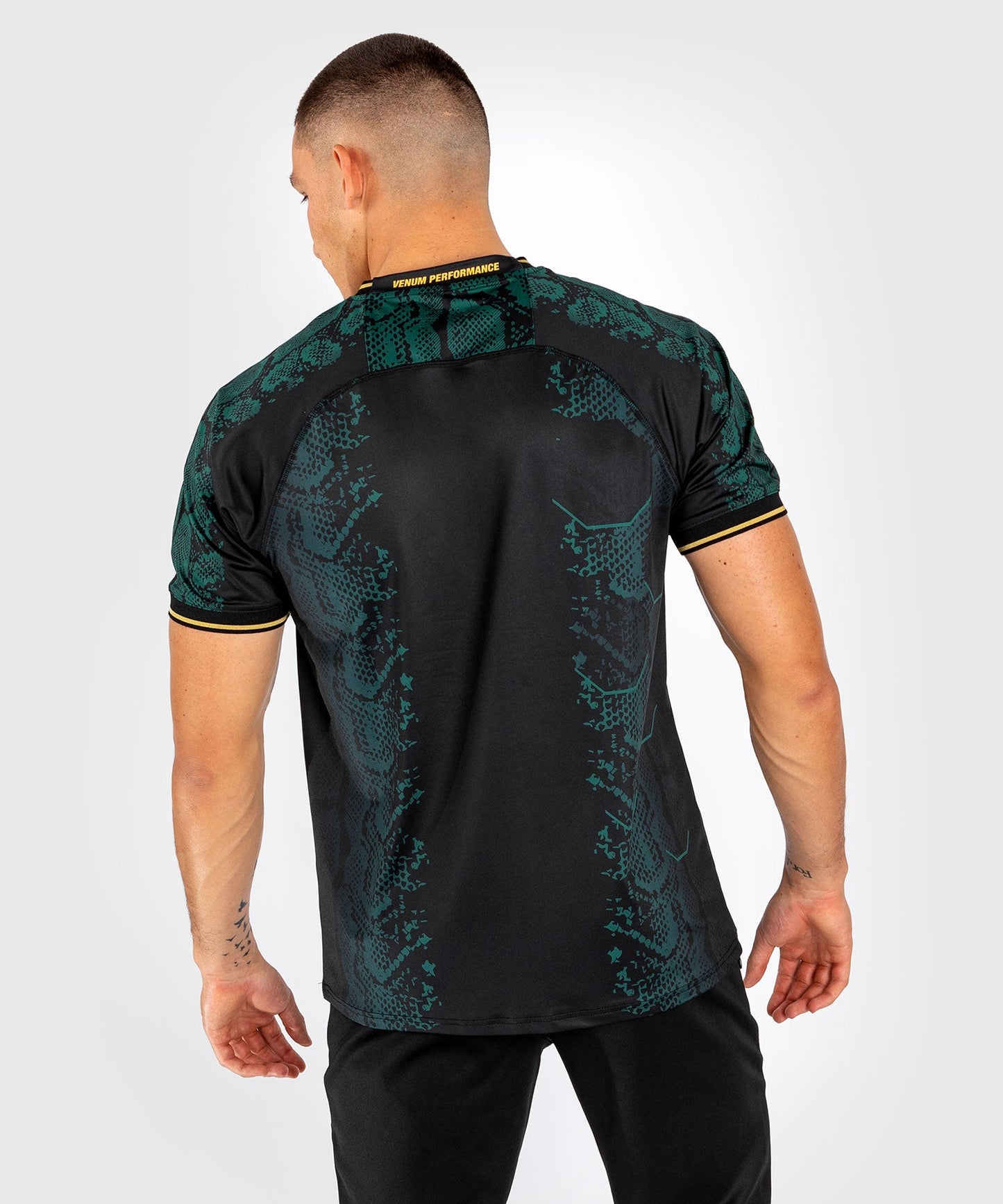 Technical T-shirt for Men UFC Adrenaline by Venum Authentic Fight Night - Emerald Edition - Green/Black/Gold