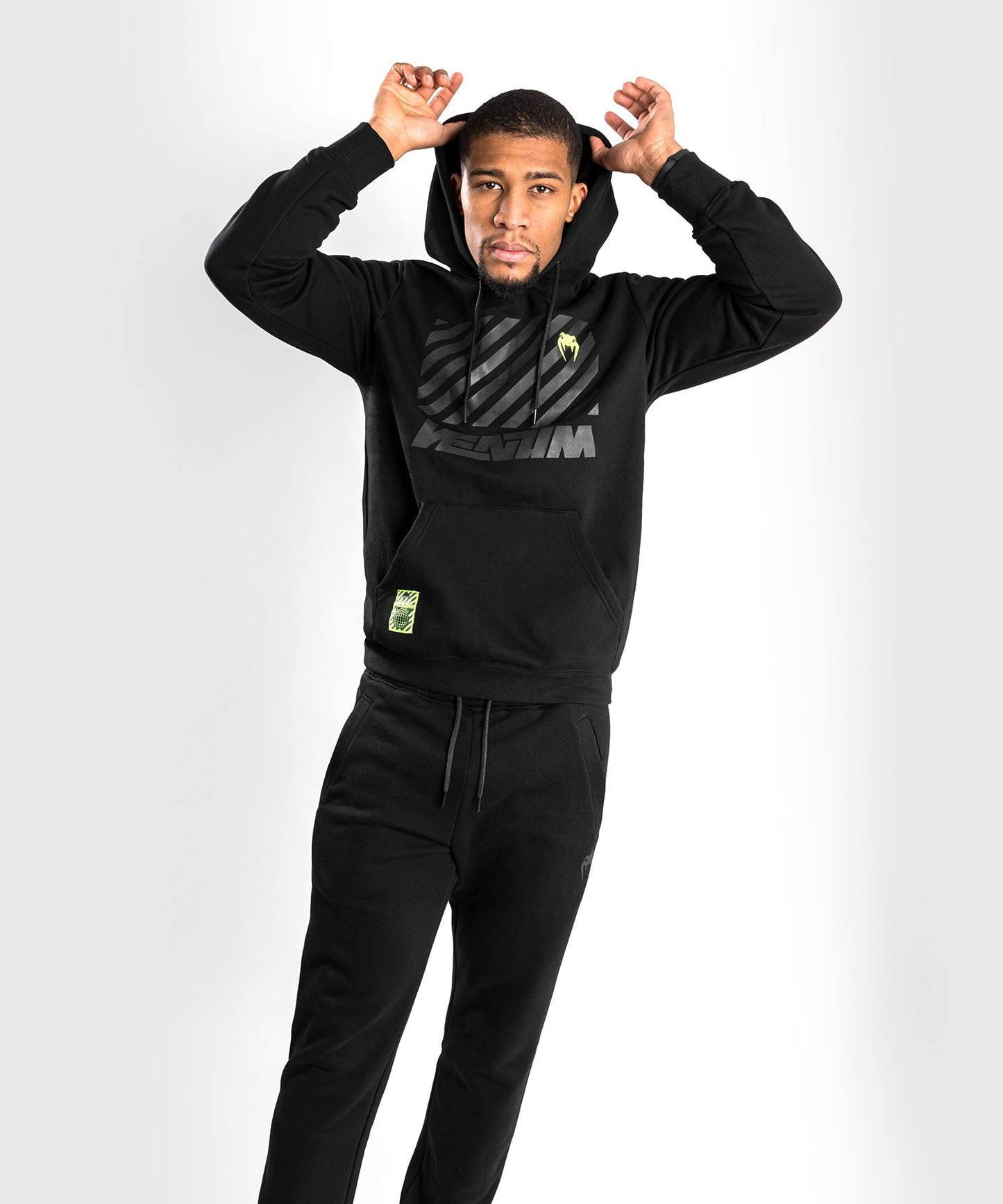 Venum Stripes Kapuzen-Sweatshirt - Schwarz