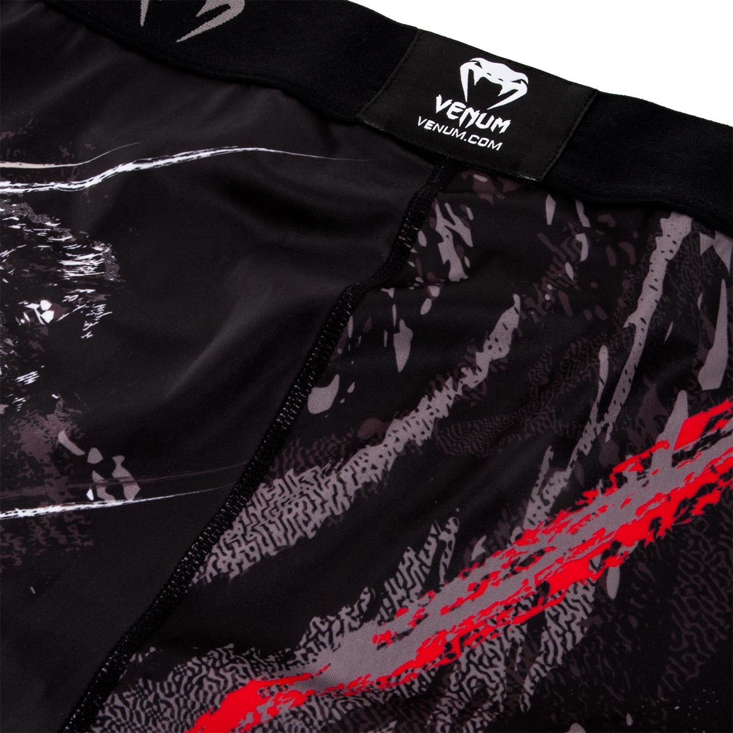 Venum Grizzli Compression Pants - Black/White