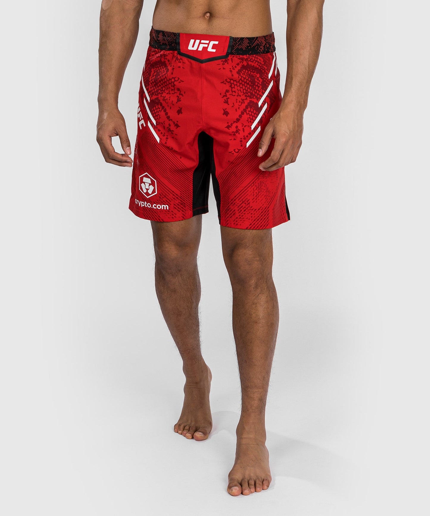 Men's UFC Adrenaline by Venum Authentic Fight Night Long-Cut Shorts - Red