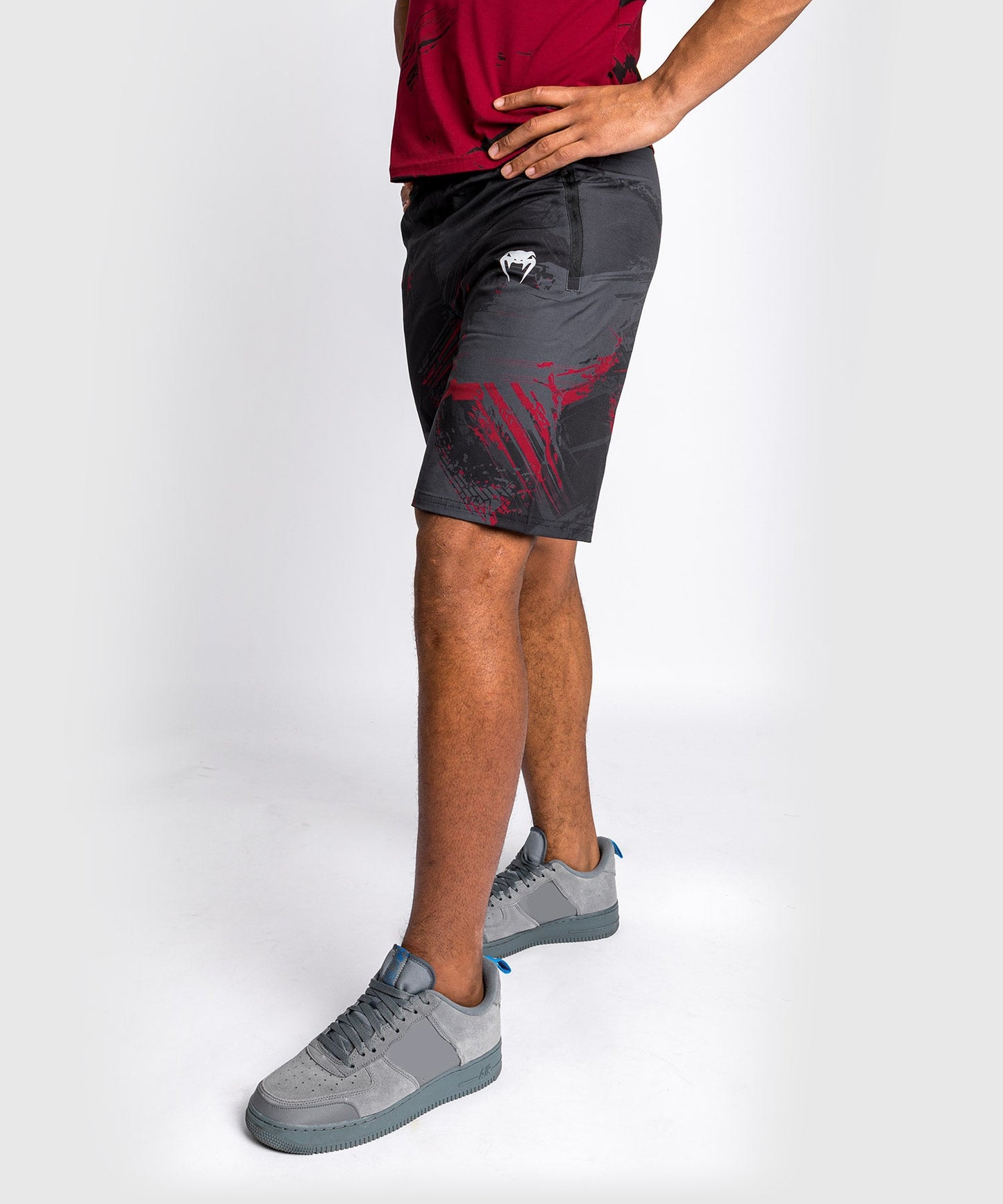 Venum Authentic Fight Week 2.0 UFC Training Shorts - Black/Red