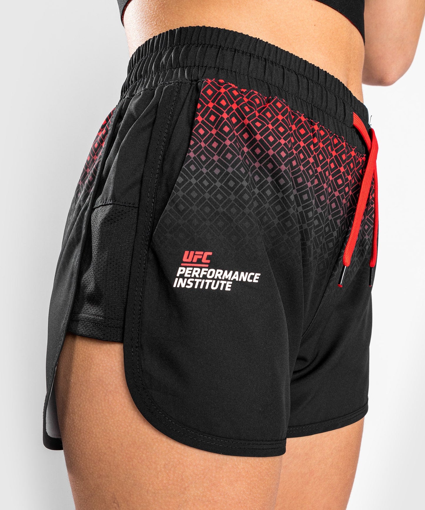 Venum Performance Institute Women's UFC Training Shorts - Black/Red
