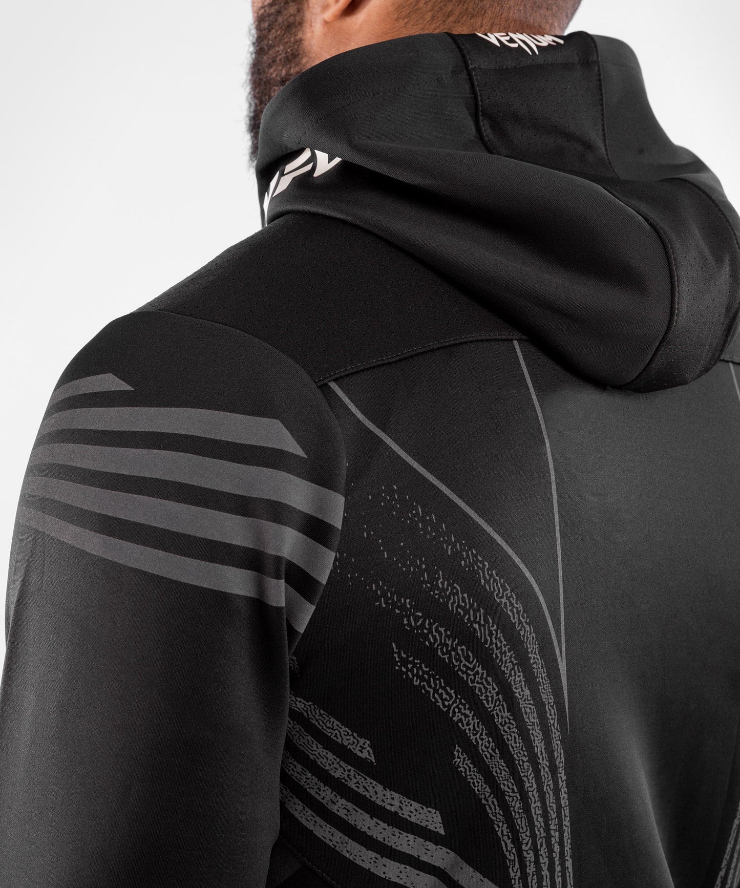 Men's UFC Hooded Sweatshirt Venum Authentic Fight Night - Black