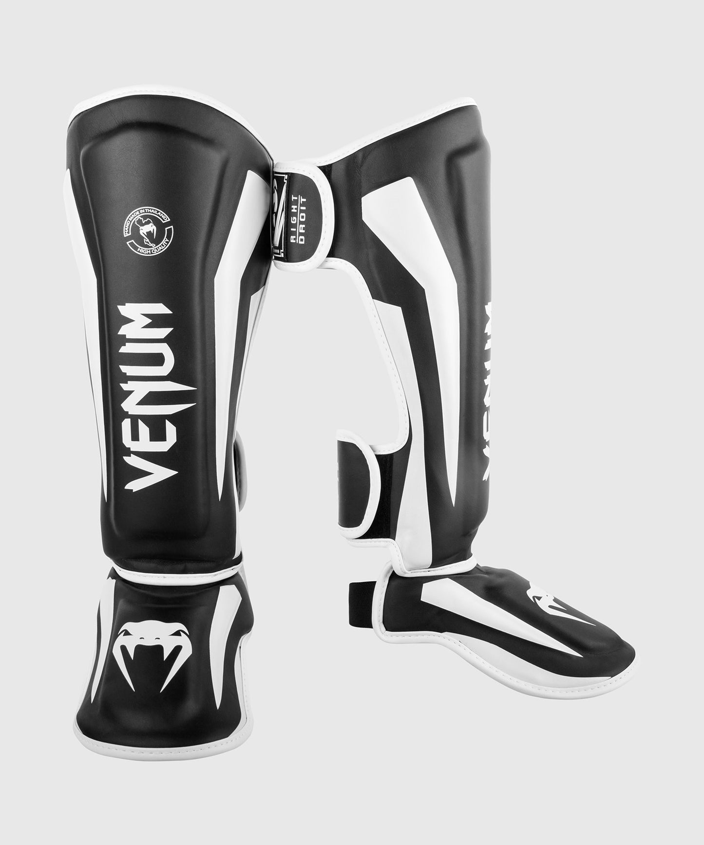 Protège-tibias Venum Elite - Noir/Blanc