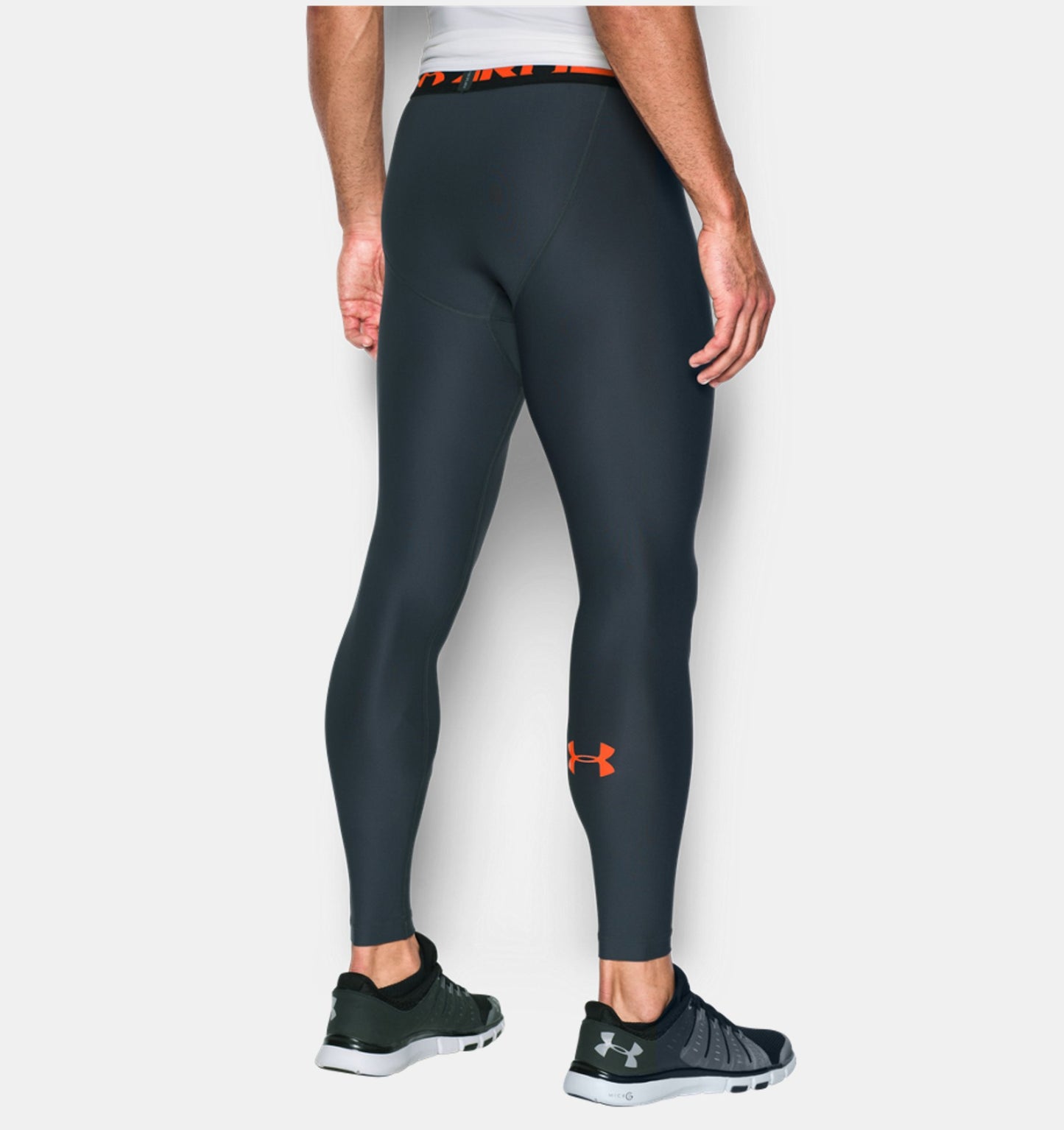 Legging Under Armour HeatGear® pour homme - Gris/Orange