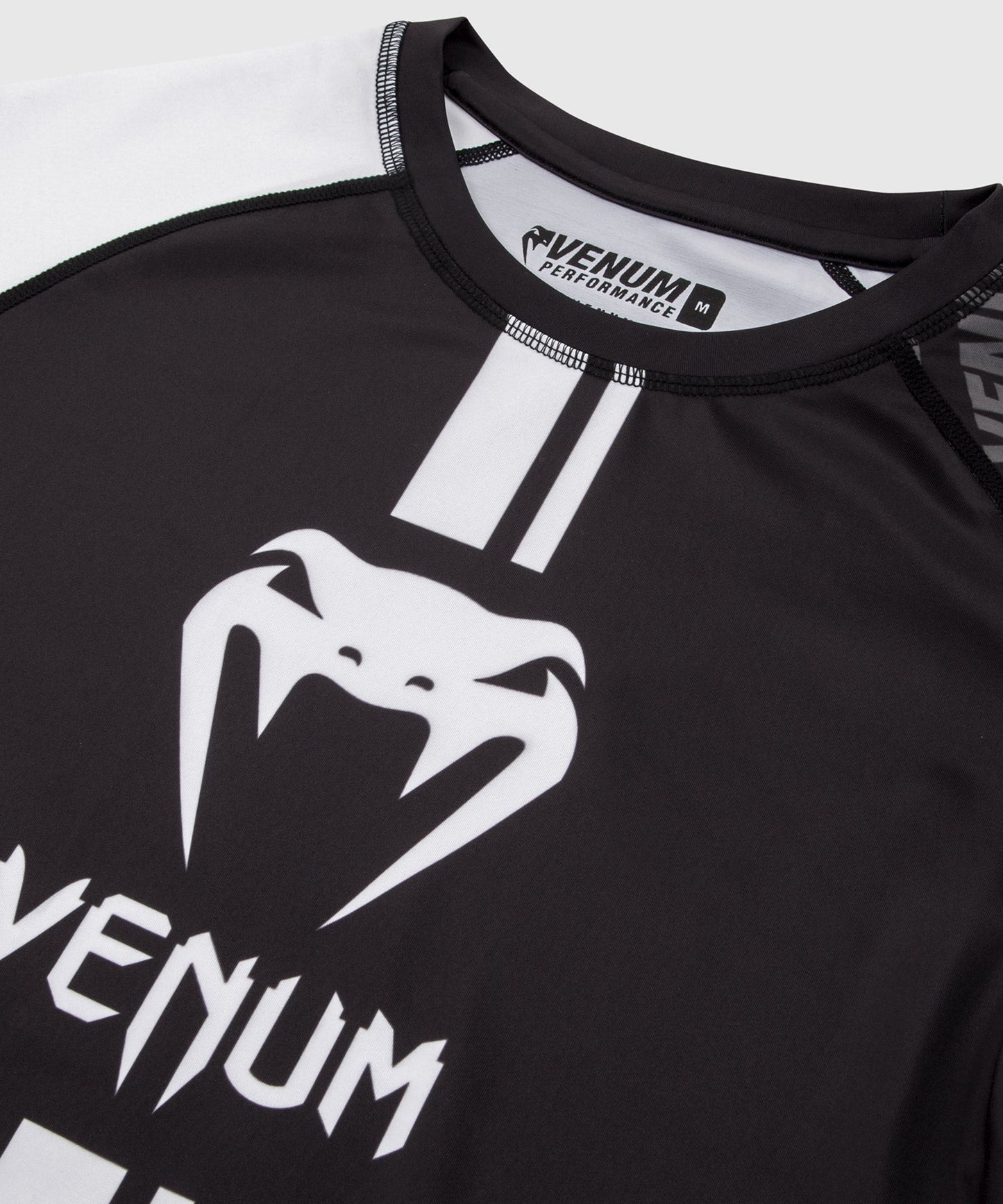 Rashguard Venum Logos - Noir/Blanc
