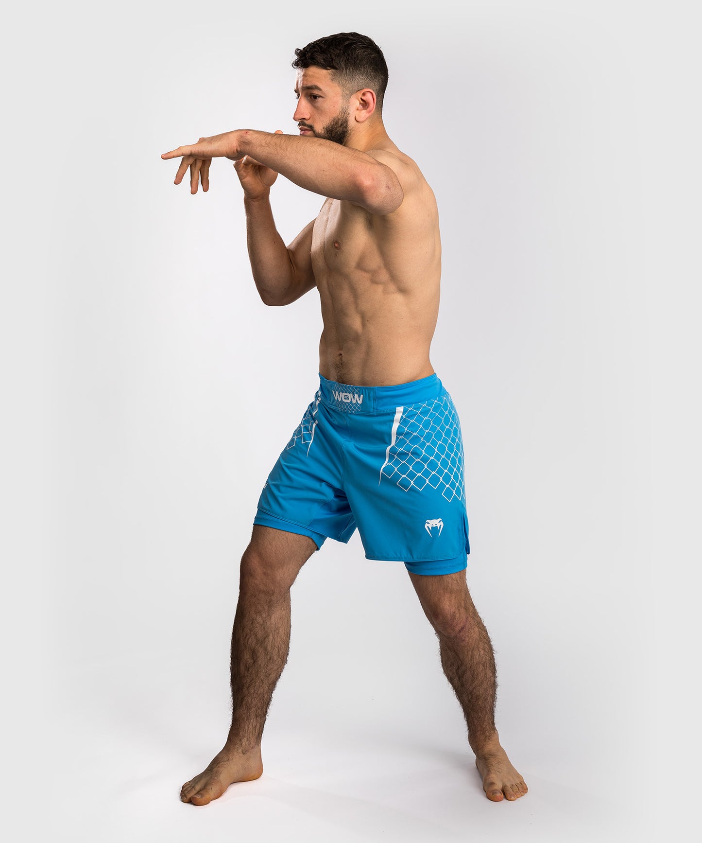 Venum x WOW FC Pantalones de Lucha para Hombre - Pacific Blue