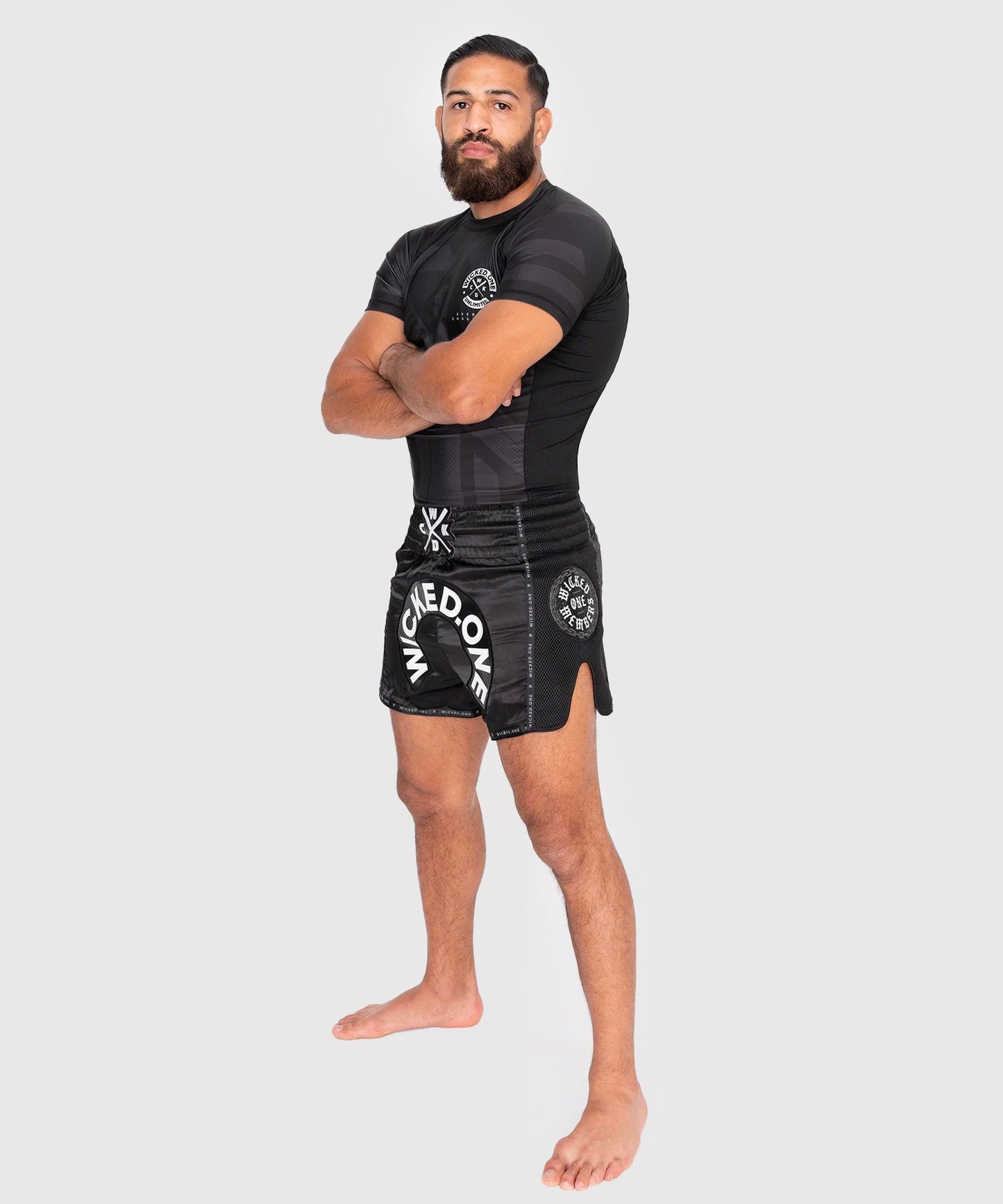 Wicked One Herd Muay Thai Shorts - Schwarz
