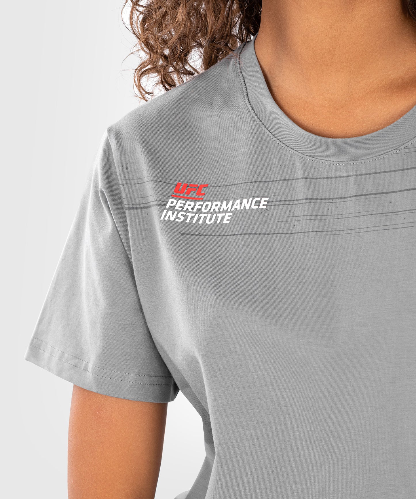 UFC Venum Performance Institute 2.0 T-Shirt Femme - Gris
