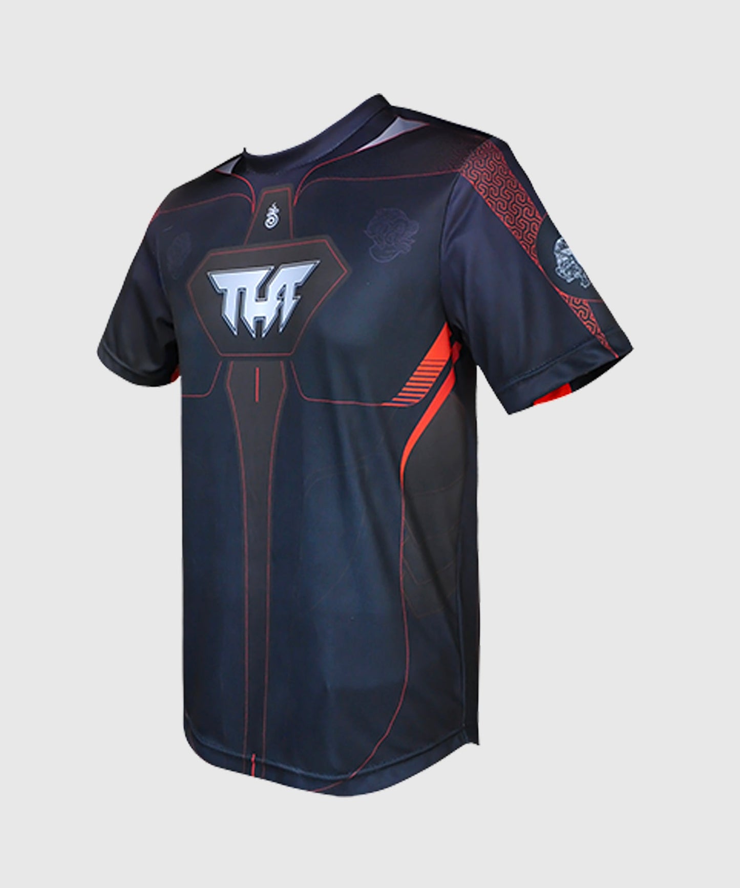 Tuff Twin Hanuman Heads Dry Fit Camiseta - Azul Marino