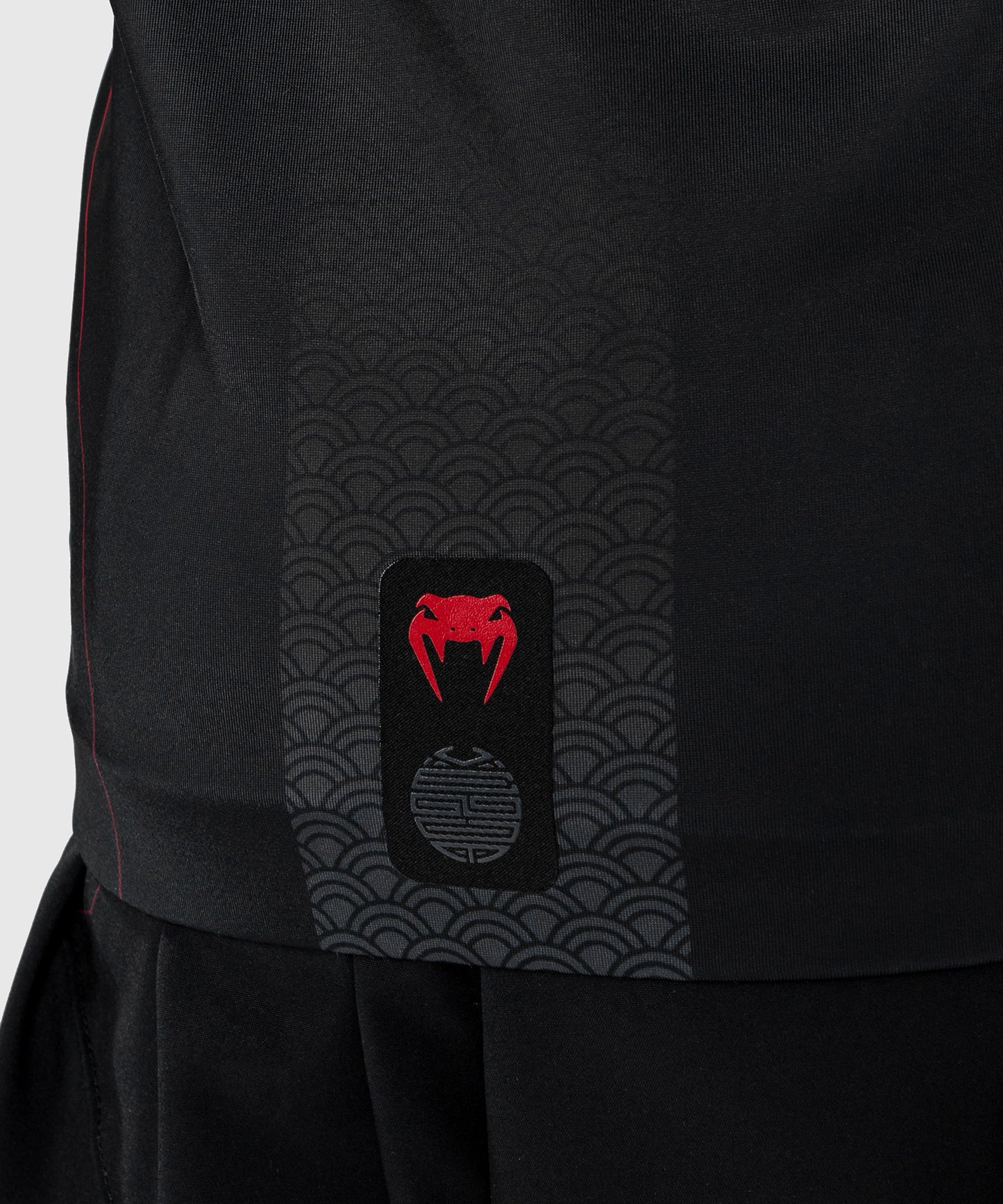 Rashguard Venum Okinawa 3.0 - Short Sleeve - For Kids - Black/Red