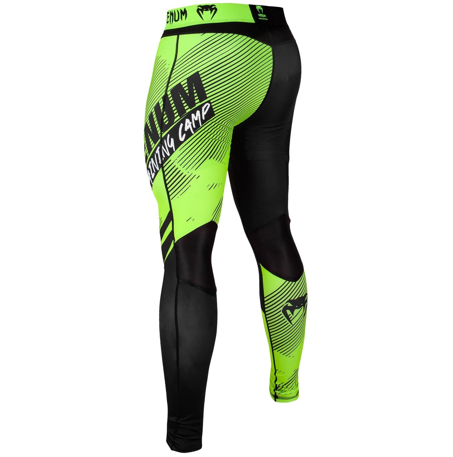 Venum Training Camp 2.0 Compression Pants - Black/Fluorescent Yellow