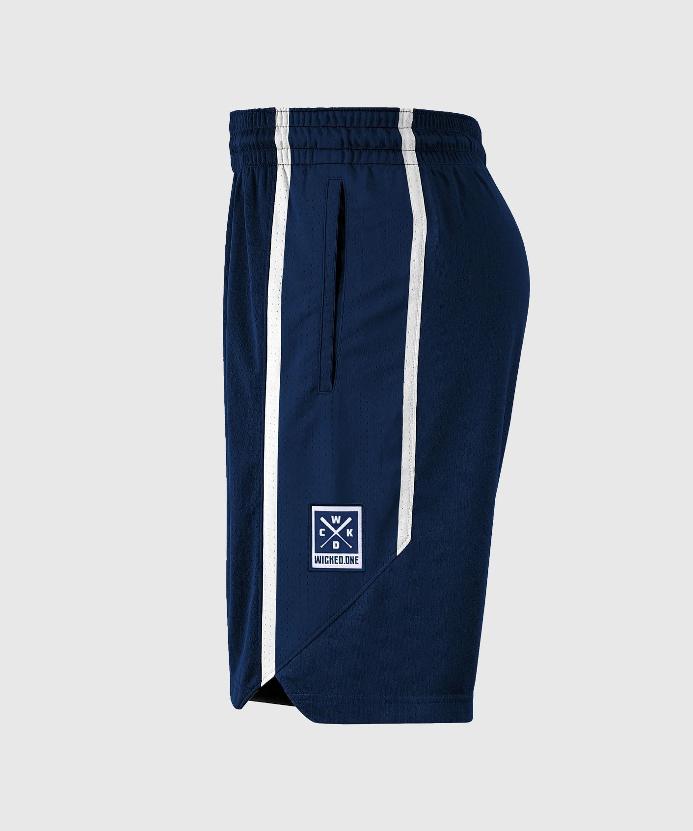 Wicked One Cross Out Shorts - Marineblau