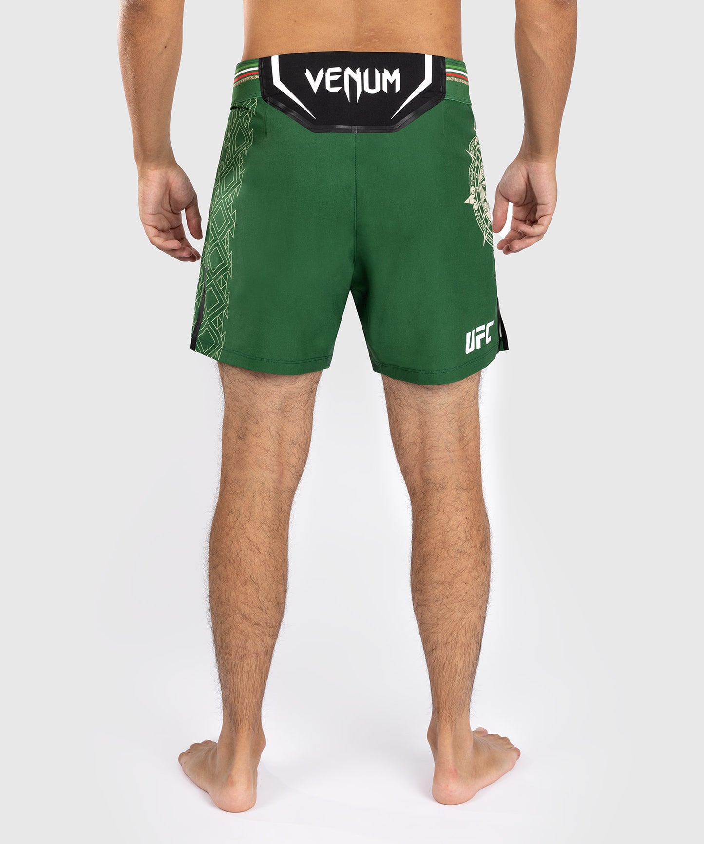 Noche UFC by Venum Authentic Fight Night Herren Kampfhose - Kurze Passform - Grün