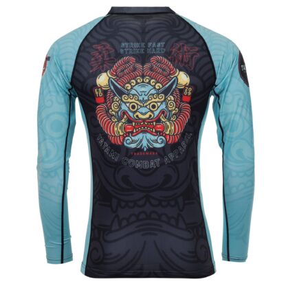 Tatami Fightwear Strike Hard Eco T-shirt a Compressione - Nero/Blu