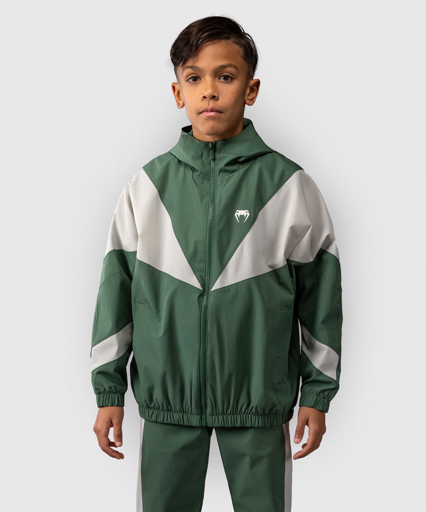 VENUM Vectra Track Jackets - Forest Green/ Off White