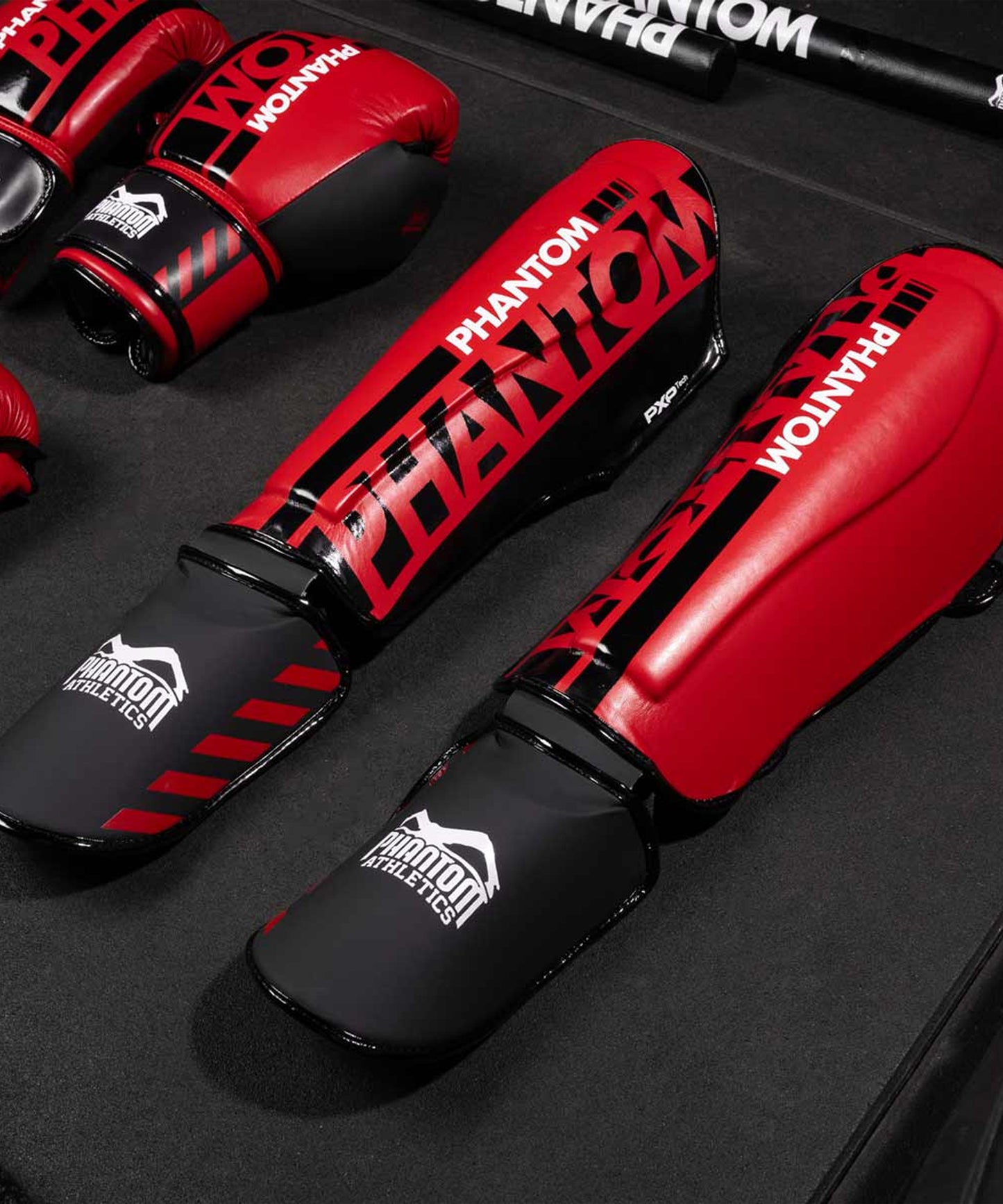 Protège-Tibias Phantom Athletics Apex - Rouge