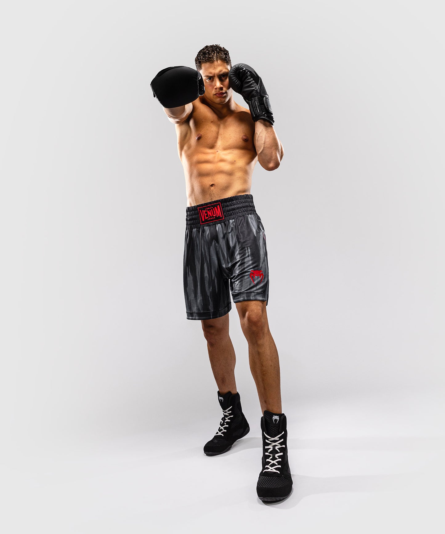 Venum Demon Pantaloncini da Boxe - Nero/Grigio