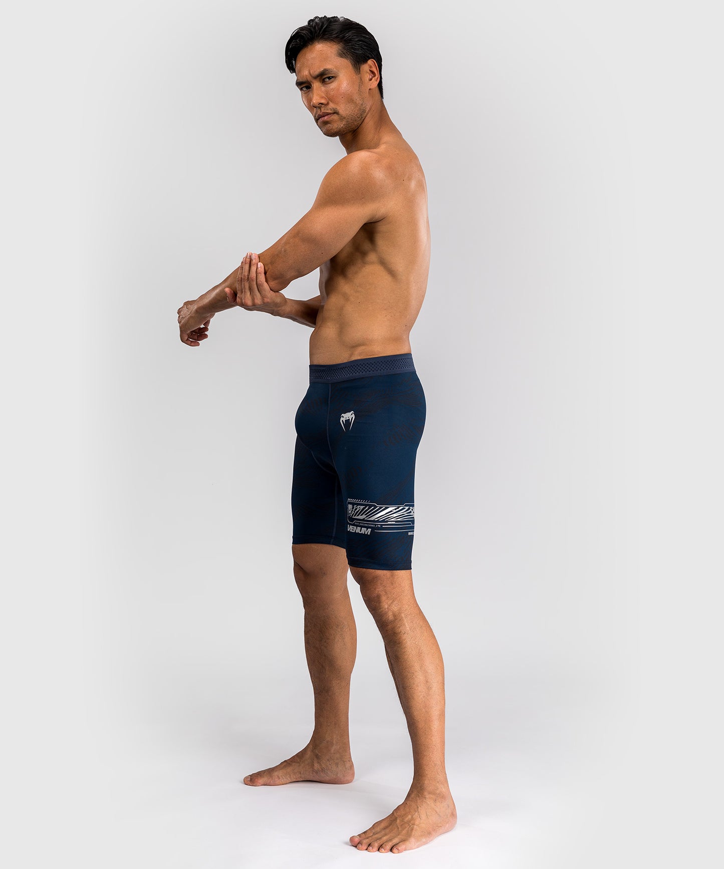 UFC Fusion by Venum Fight Week Herren Vale Tudo Short - Ozeanisches Blau
