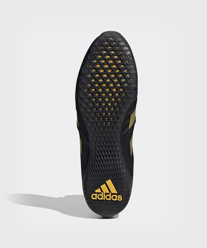 Chaussures de Boxe Adidas Speedex 18 - Noir/Or Mat