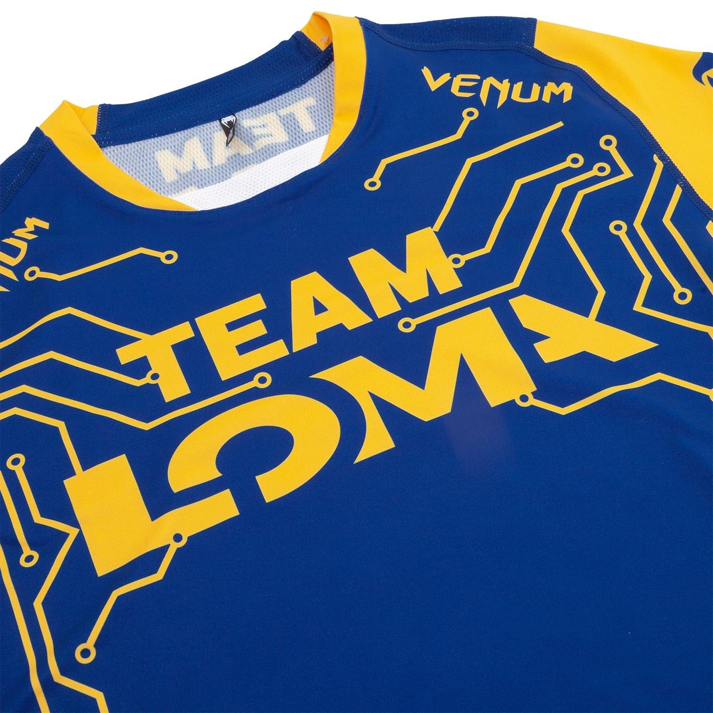 Dry Tech Venum Loma Fight T-shirt - Blue/Yellow