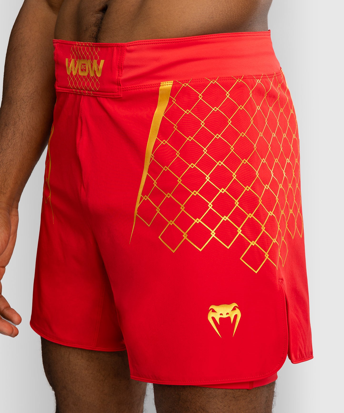 Venum x WOW FC Fury Red/ Gold Pantaloni da combattimento da uomo