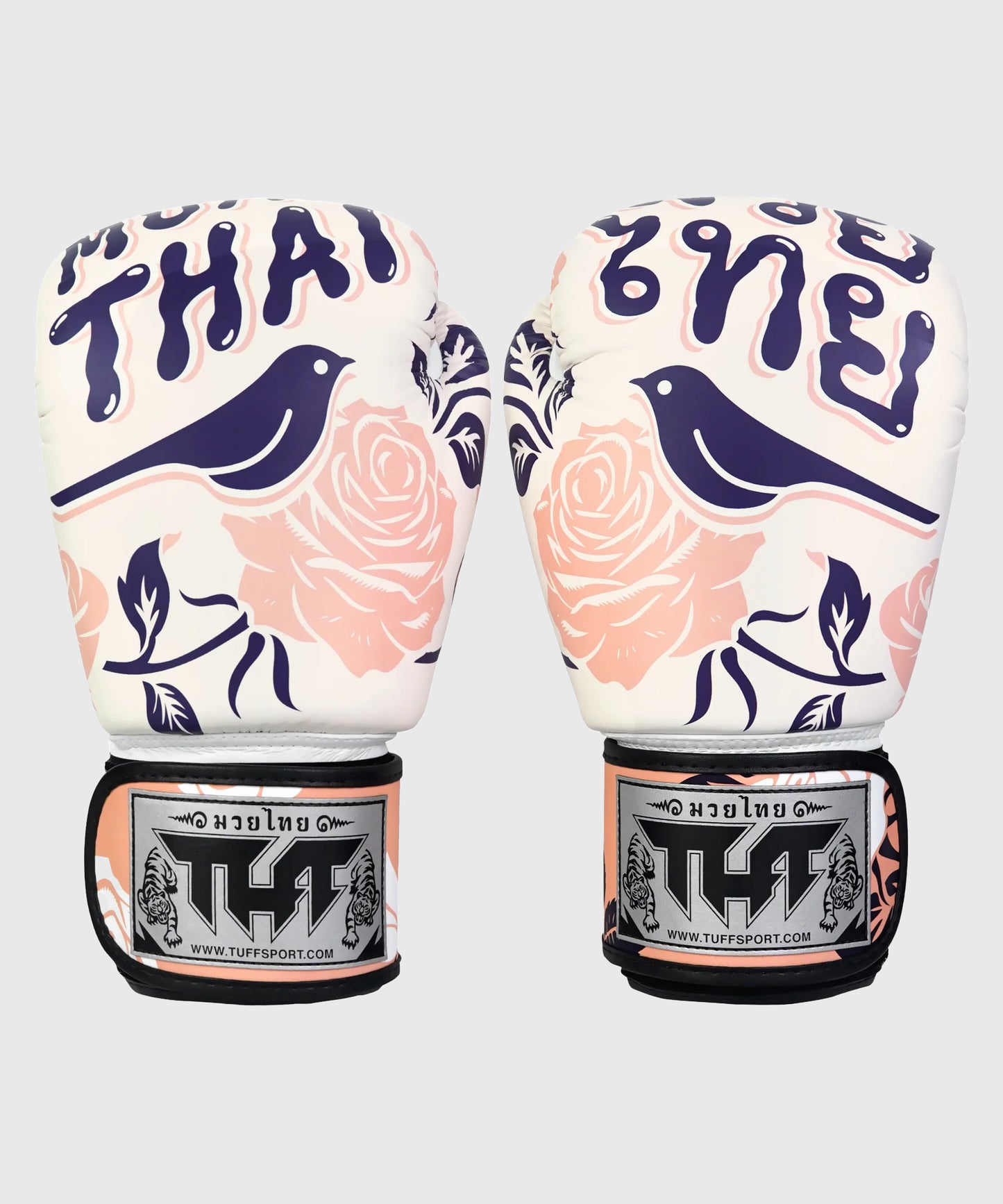 Gants de Boxe Tuff Roses - Blanc/Rose