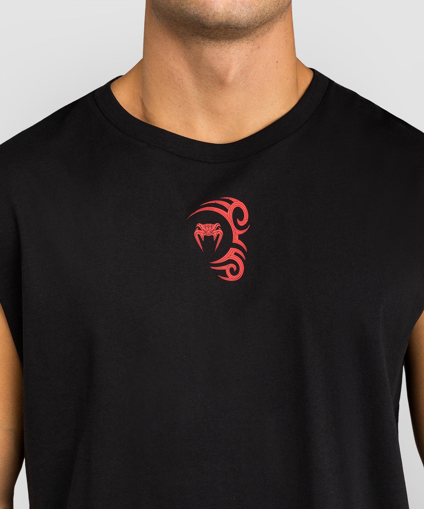 Venum x Mike Tyson Tiger Ärmelloses T-Shirt - Tiefschwarz