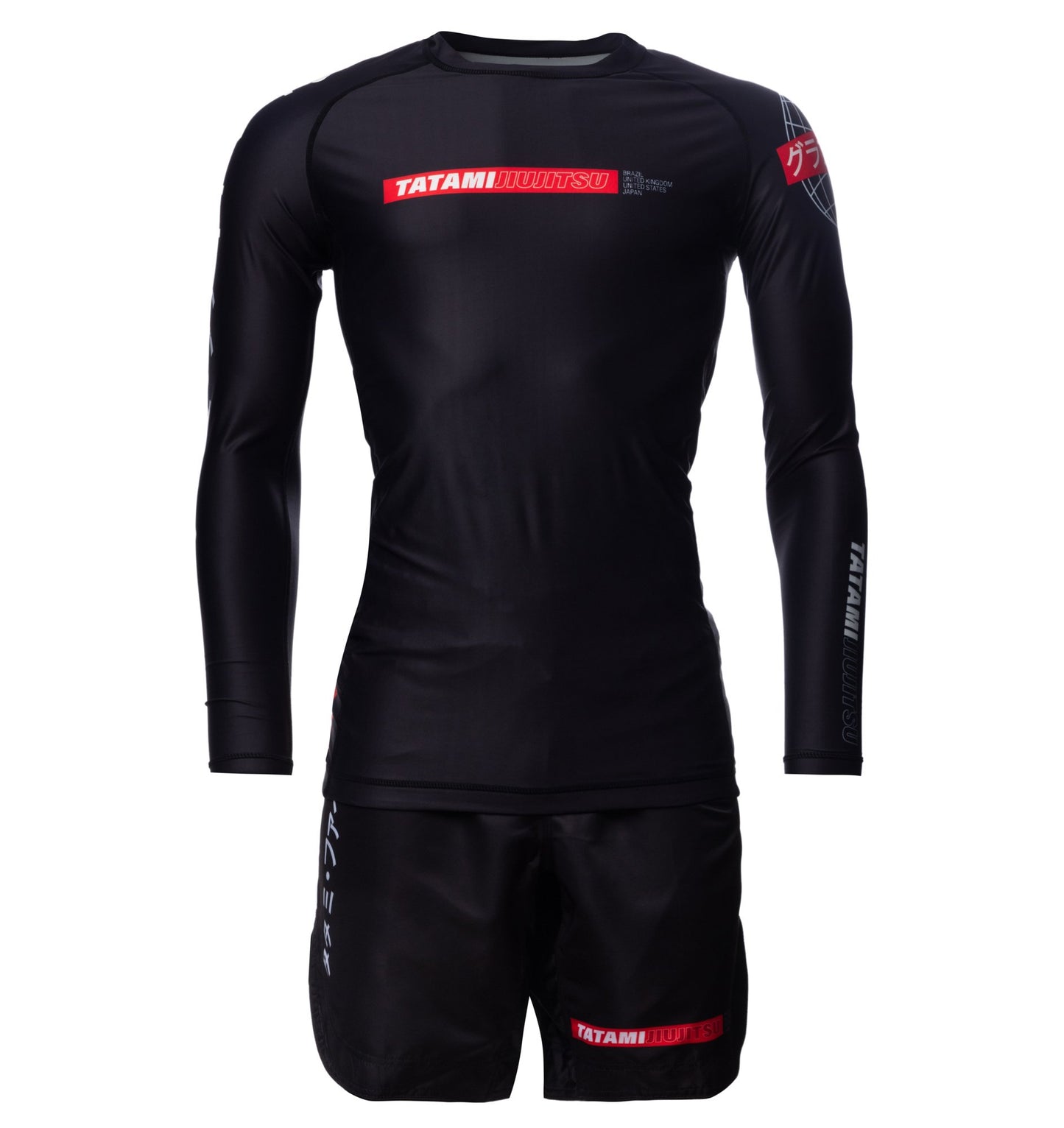 Tatami Fightwear Pantalones Cortos de Grappling - Negro