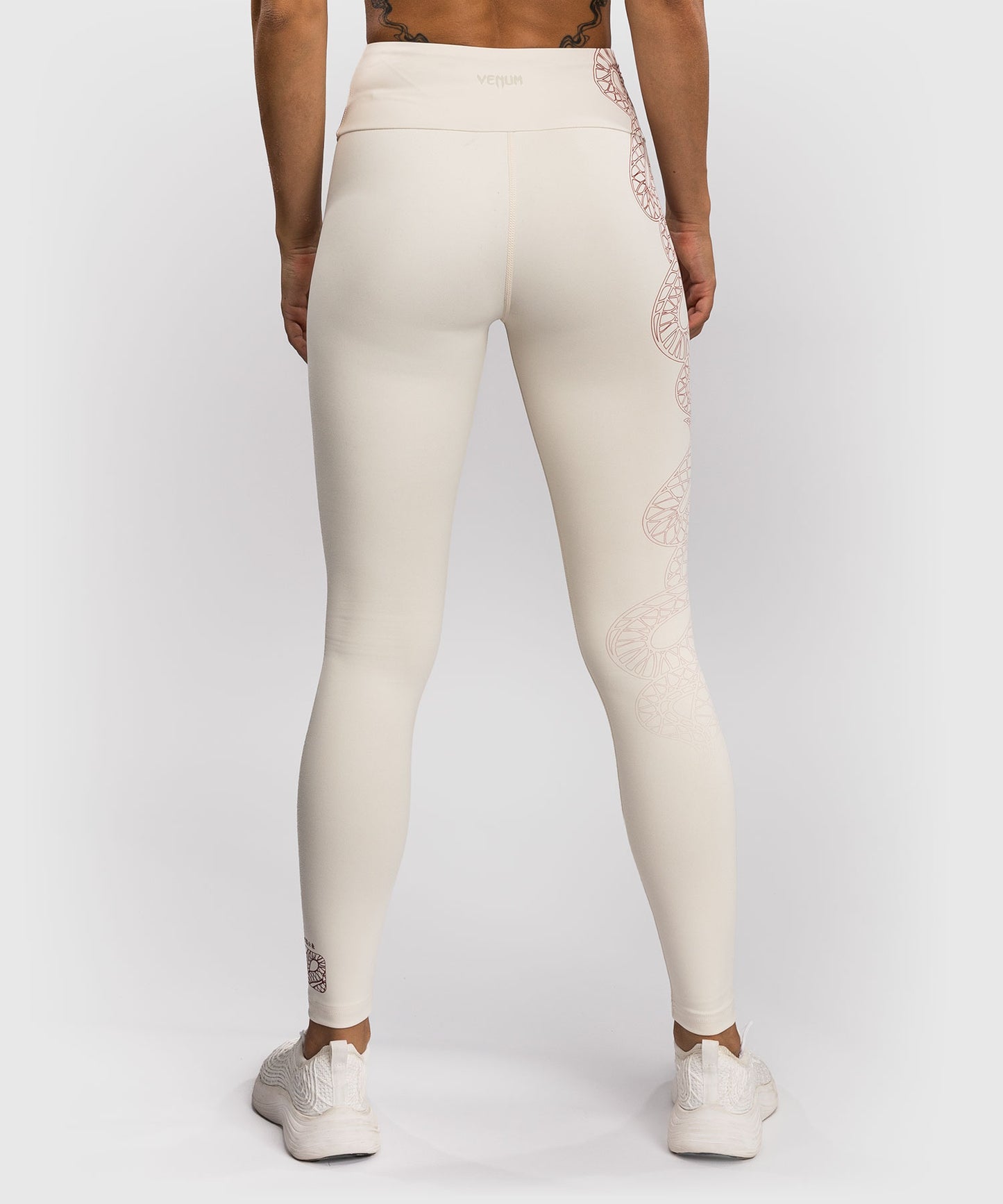 Venum Serpenti Leggings Mujer – Marfil/Burdeos