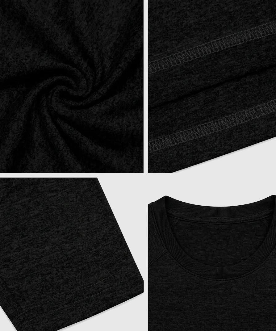Tyce Skin Langarm-Kompressionsshirt - Schwarz