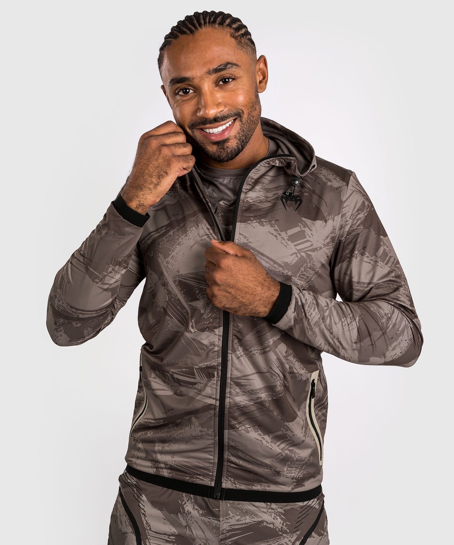 Sweat à capuche Venum Electron 3.0 - Sable