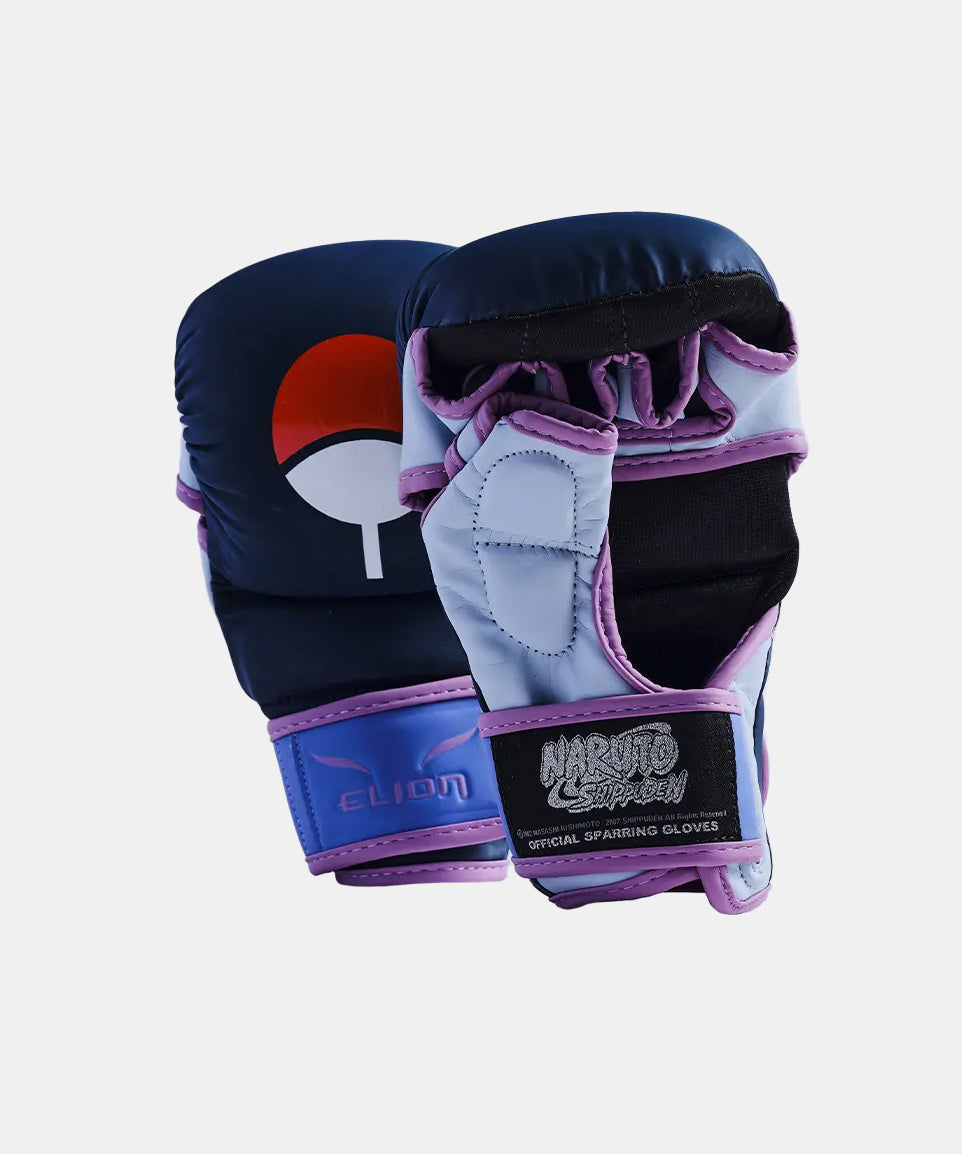 Elion x Naruto Sasuke Guantes de Sparring MMA - Azul Marino