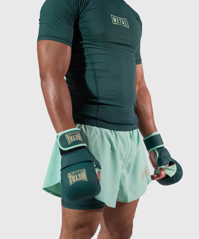 Metal Boxe The Shell MMA Sparring Gloves Deep Waters - Green
