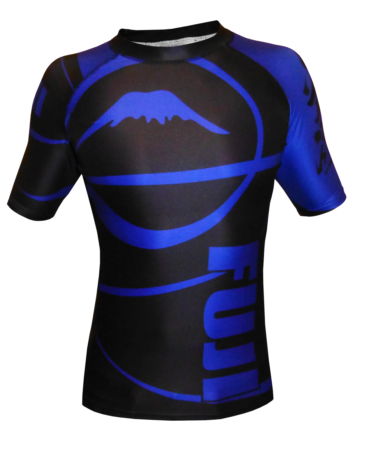 Rashguard Fuji Sports Freestyle IBJJF Ranked Manches Courtes - Bleu