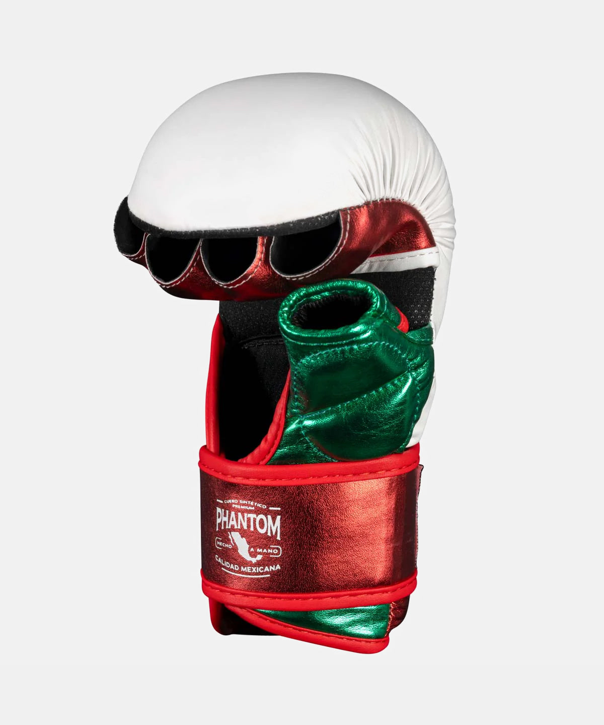 Phantom Athletics Mexico Guantes de Sparring MMA - Blanco/Verde/Rojo
