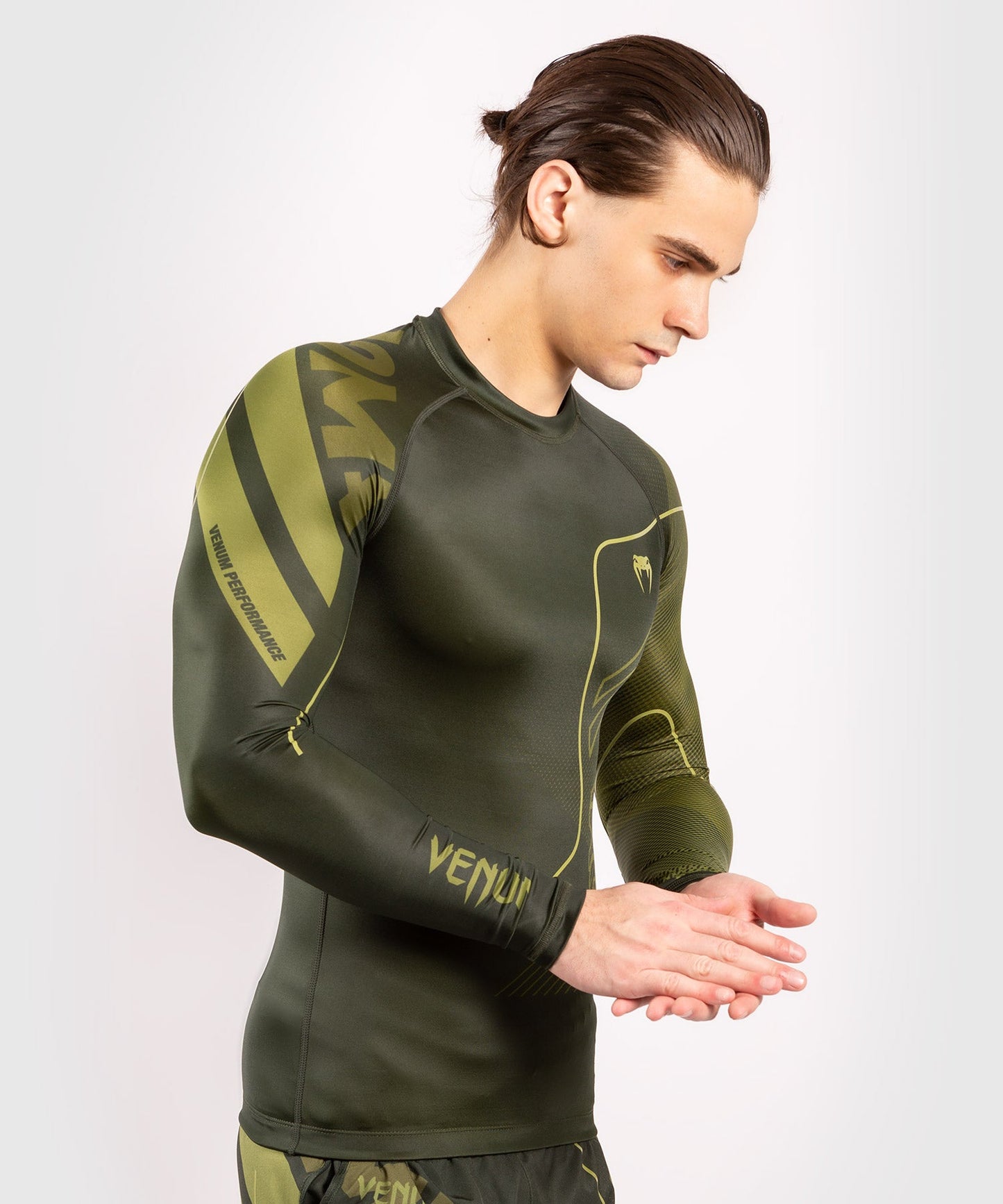 Rashguard Venum Commando Edition Loma Long Sleeve - Khaki