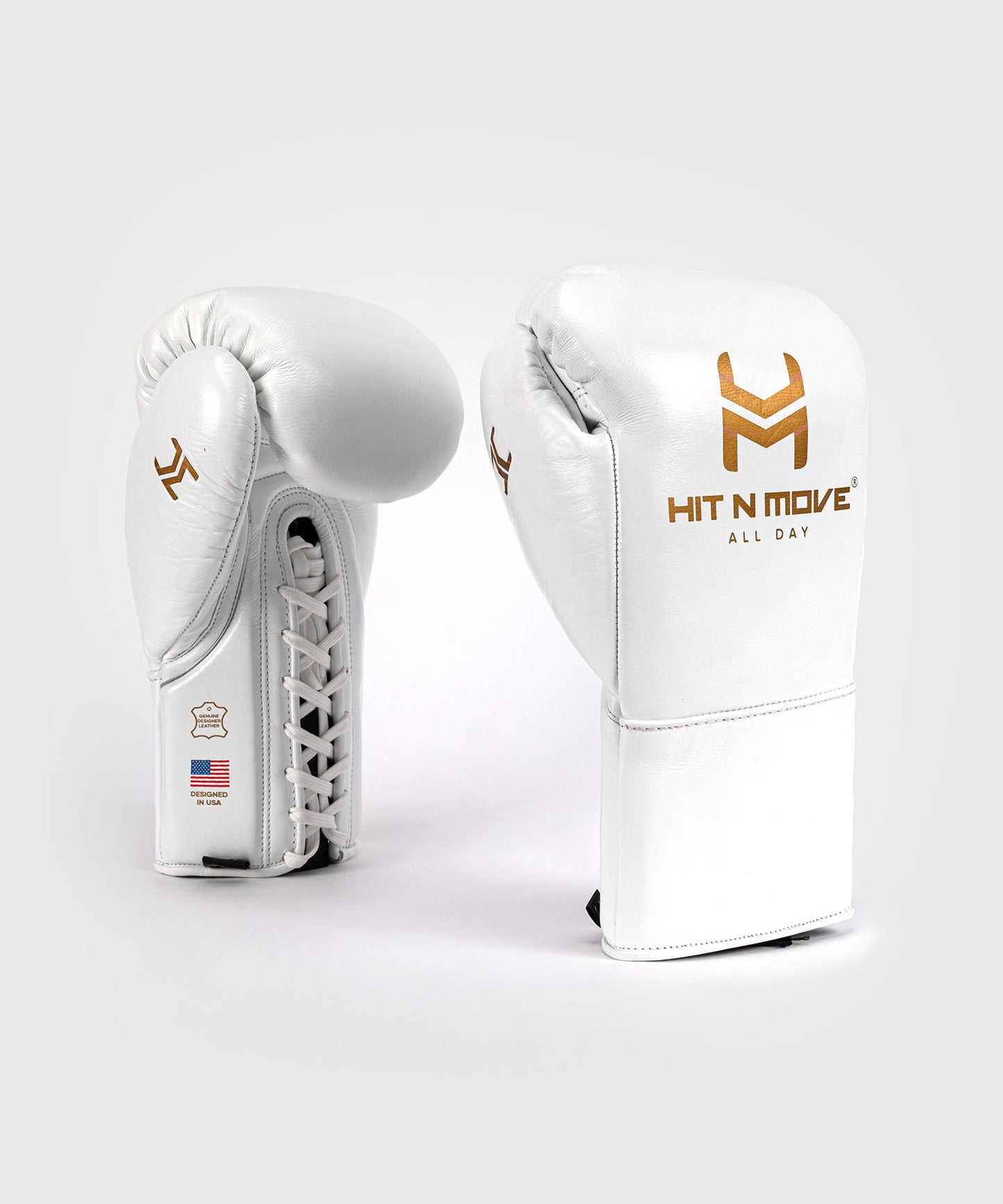 Gants de Boxe Avec Lacets Hit N Move All Day® Pro Balance - Blanc
