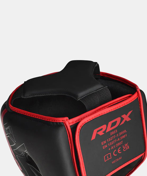 RDX Kara Headgear - Black/Red