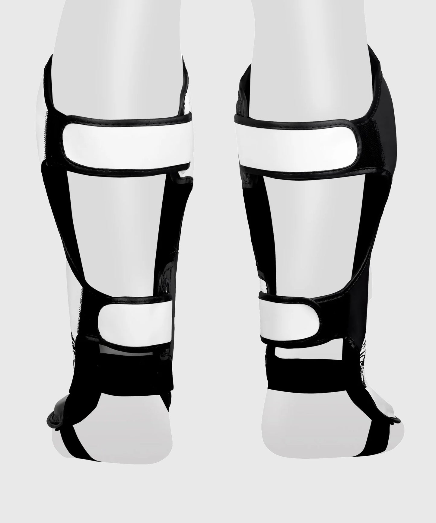 Tuff Aiyara Shin Guards - White/Black