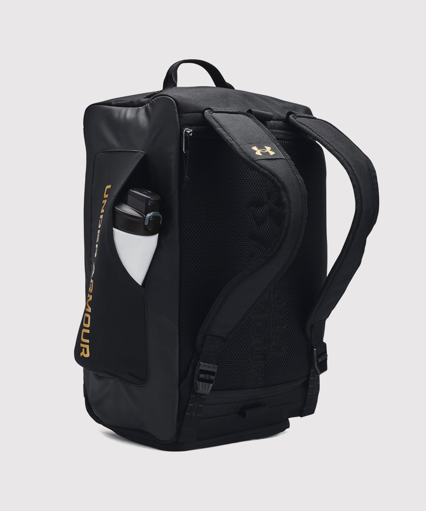Under Armour Ua Contain Duo Sporttasche (S) – Schwarz/Gold