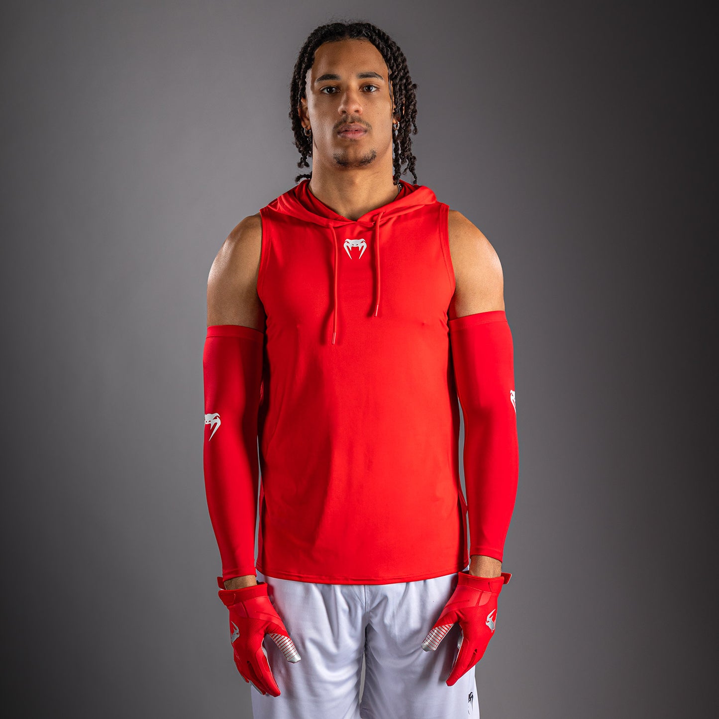 Sweat à capuche Dry Tech sans manches Venum Elite - Rouge