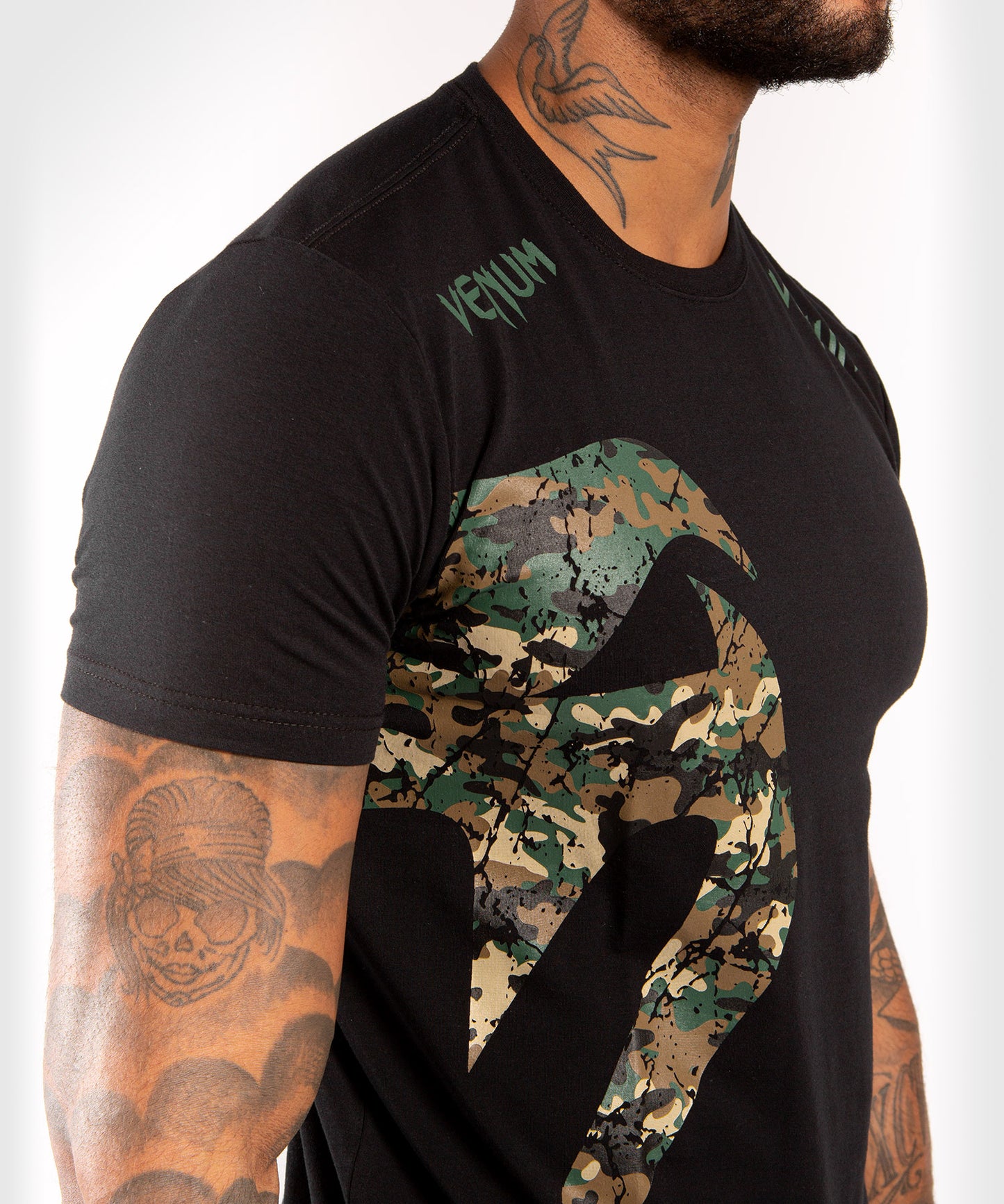 Venum Original Giant T-Shirt - Black/Forest-Camo