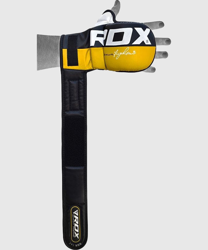 RDX Sports T6 Guantes de Sparring MMA - Amarillo
