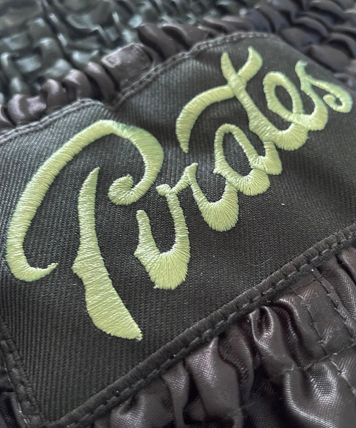 Pride or Die Pirate V2 Fight Shorts – Black/Beige