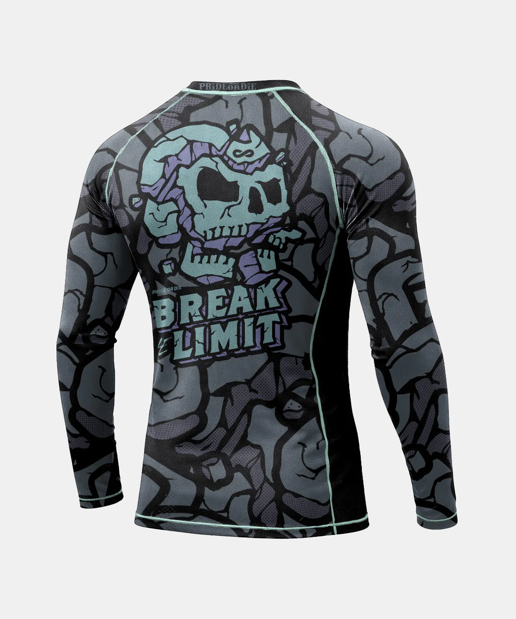 Pride Or Die Break The Limit Langarm-Rashguard - Schwarz