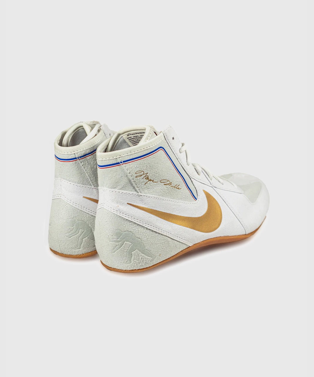 Nike Footsweep 2 SE Scarpe da Lotta - Bianco/Oro/Gomma