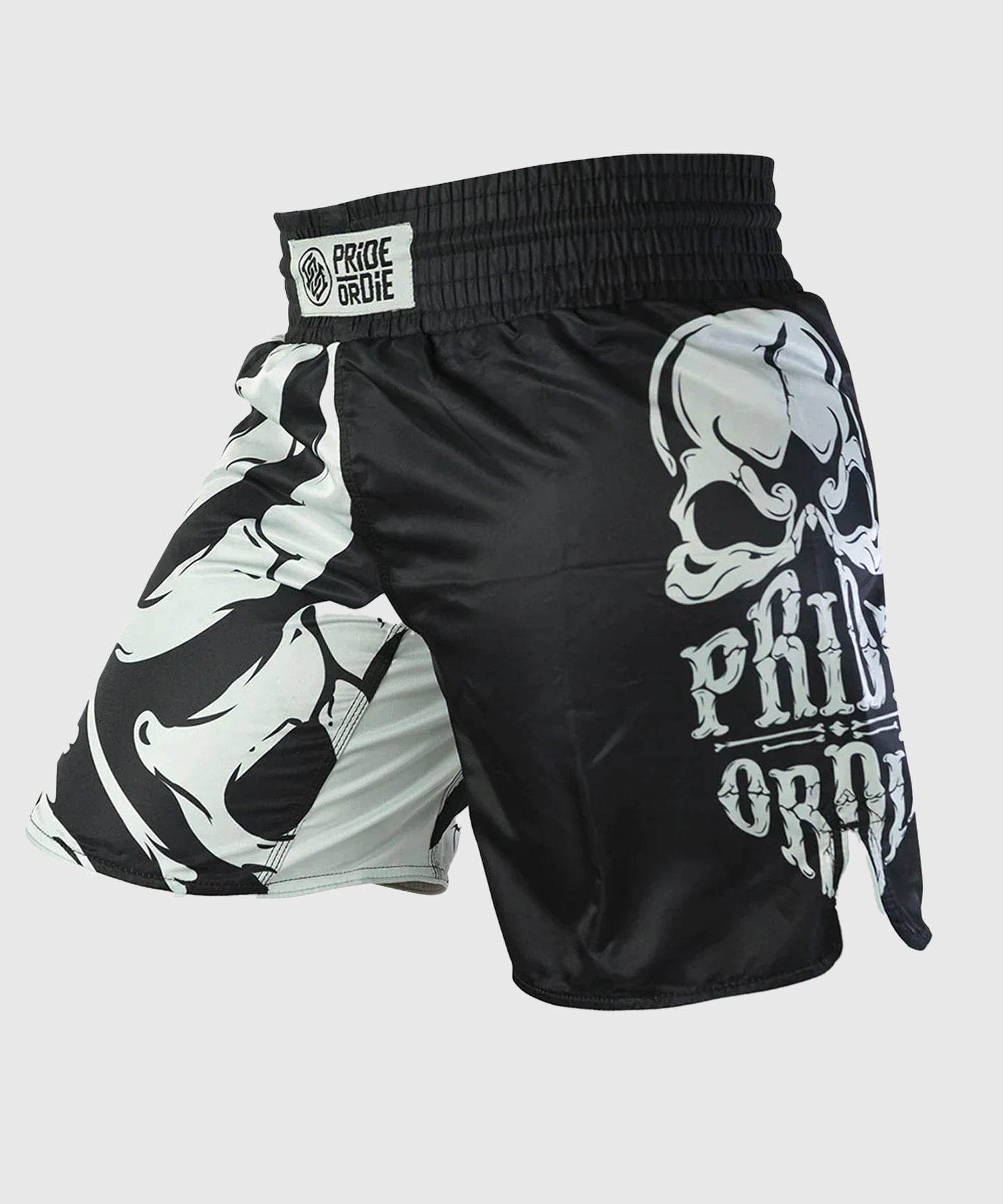 Short de MMA Pride Or Die Reckless Bones - Noir