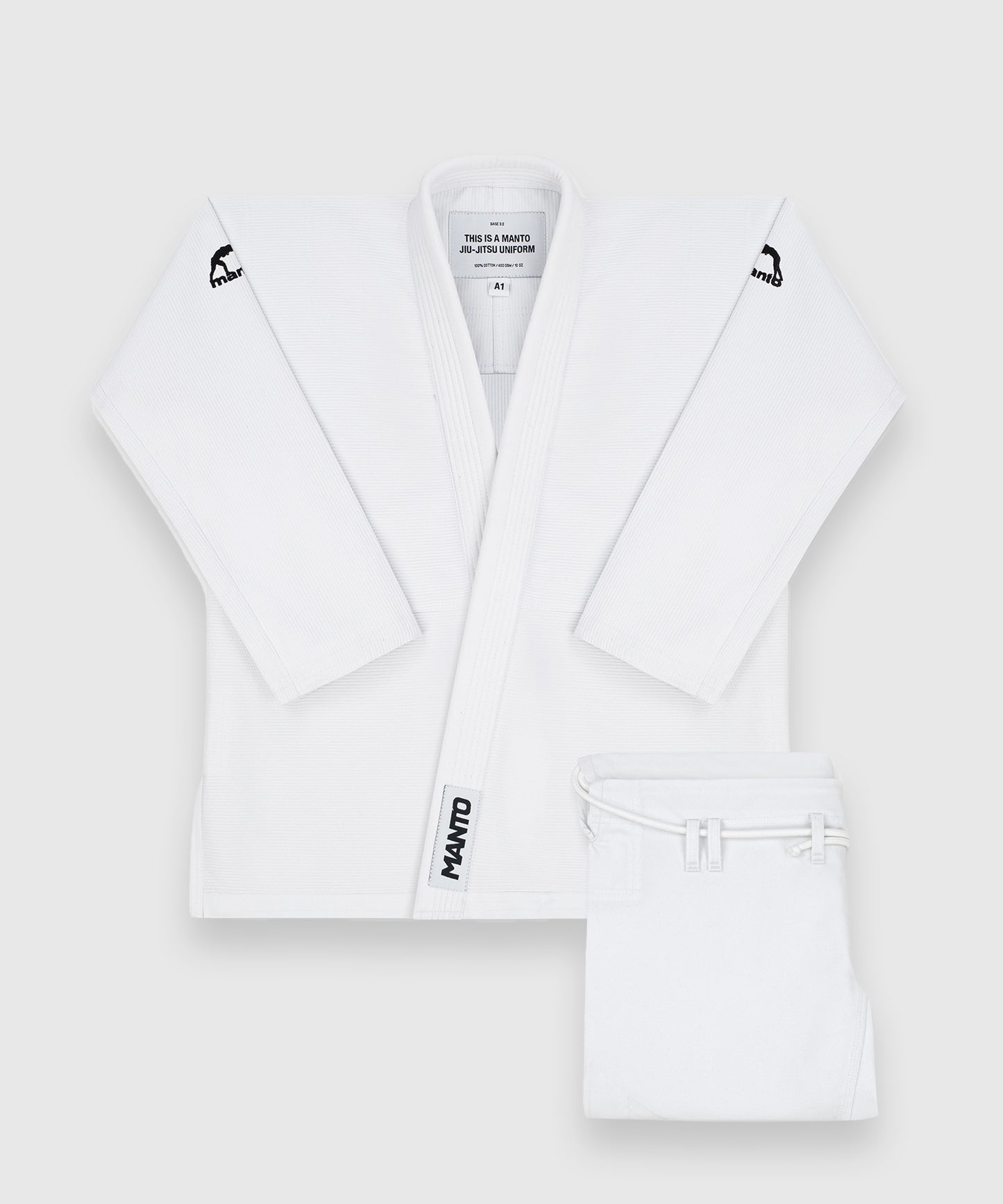 Manto Base 3.0 Kimono de BJJ - Blanco