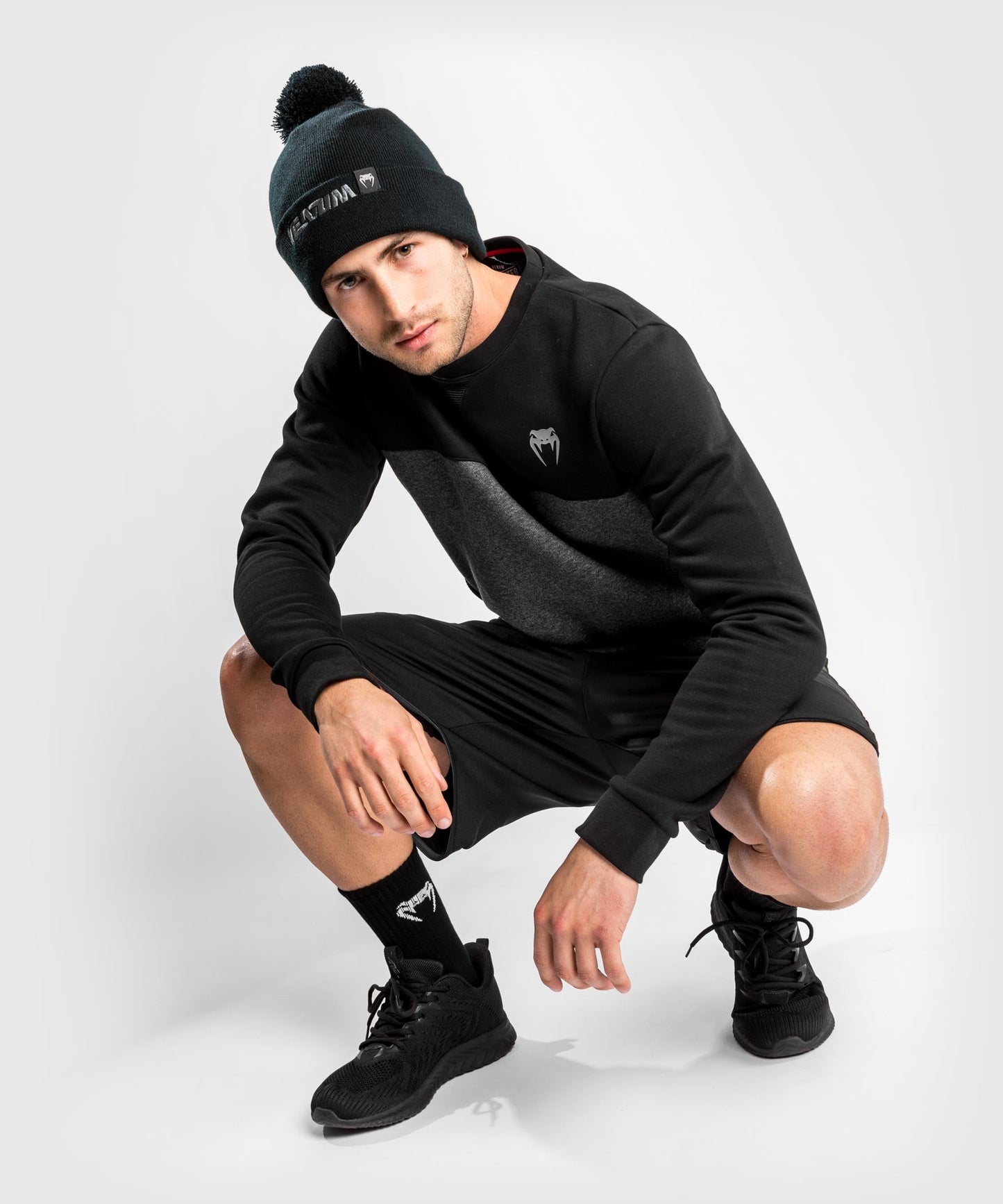 Venum Rafter Light Sweatshirt - Schwarz/Grau meliert